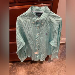 Seafoam green Ralph Lauren Button Up